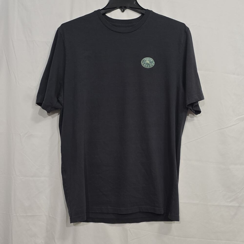 Tommy Bahama Mens XXL Tall Graphic Chalk and Roll Pool Black Tee